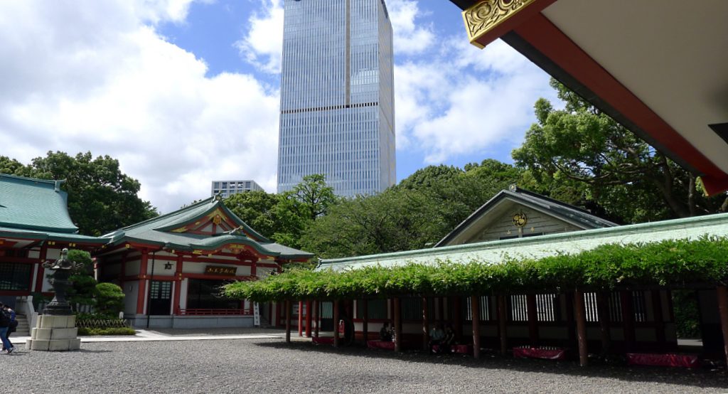 画像　日枝神社の境内の様子