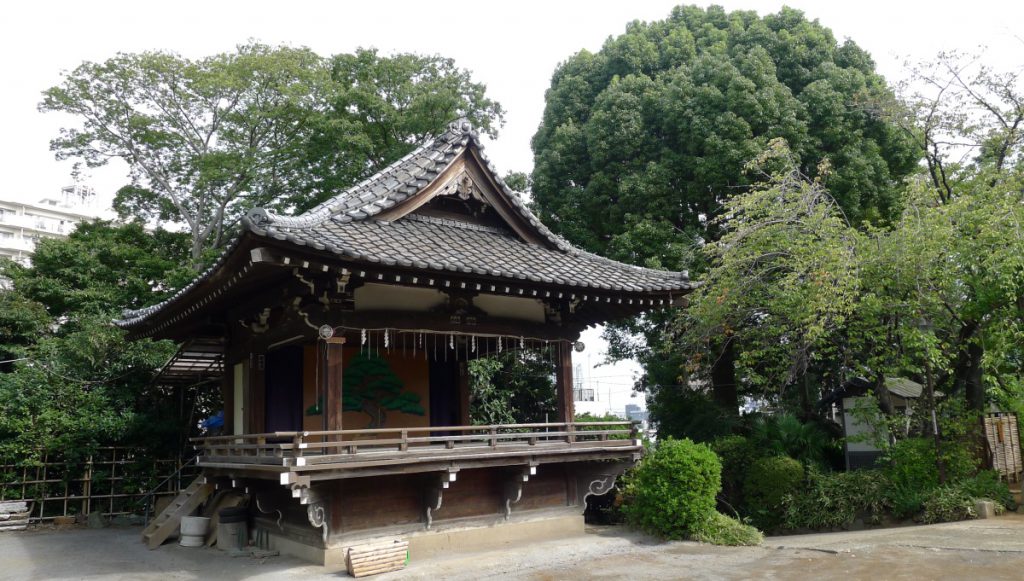画像　品川神社の能舞台