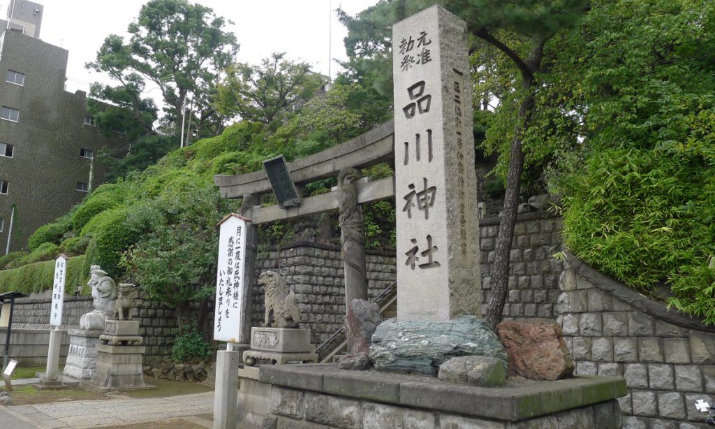 画像　品川神社の鳥居