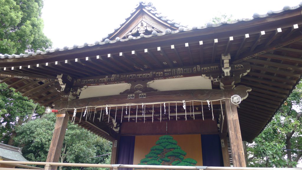 画像　品川神社の能舞台
