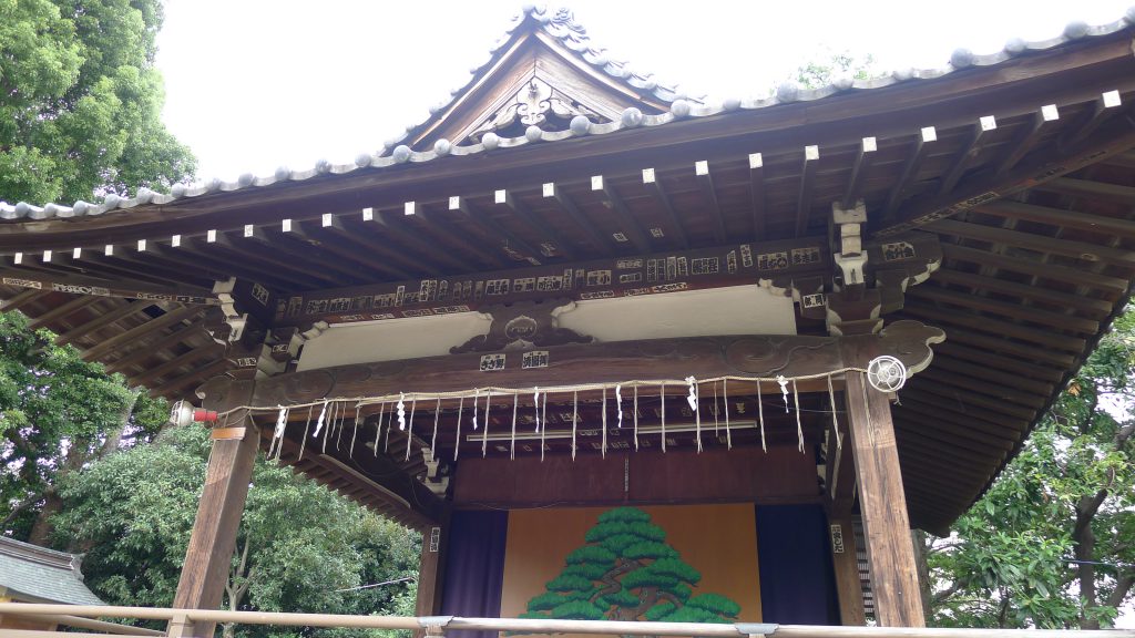 画像　品川神社の能舞台