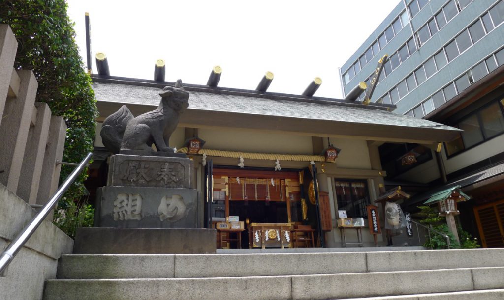 画像　芝大神宮の拝殿